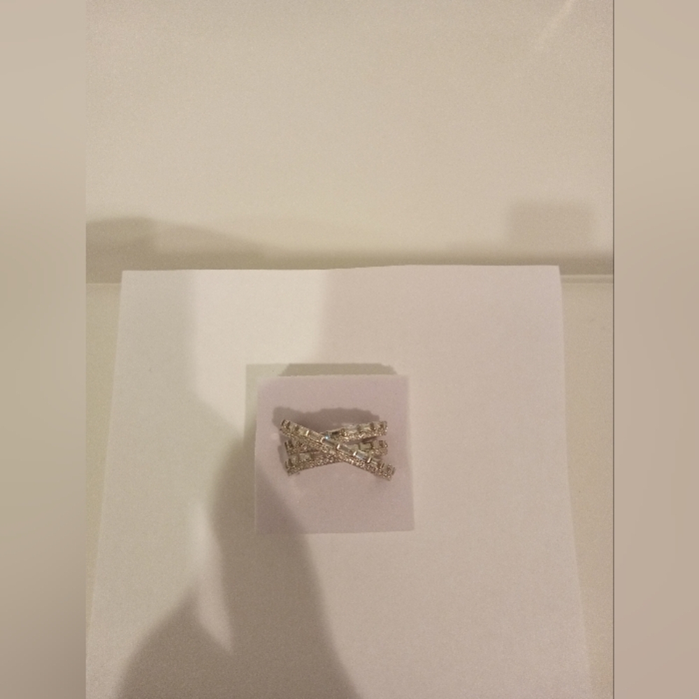925 White Gold Gold Diamond Ring
